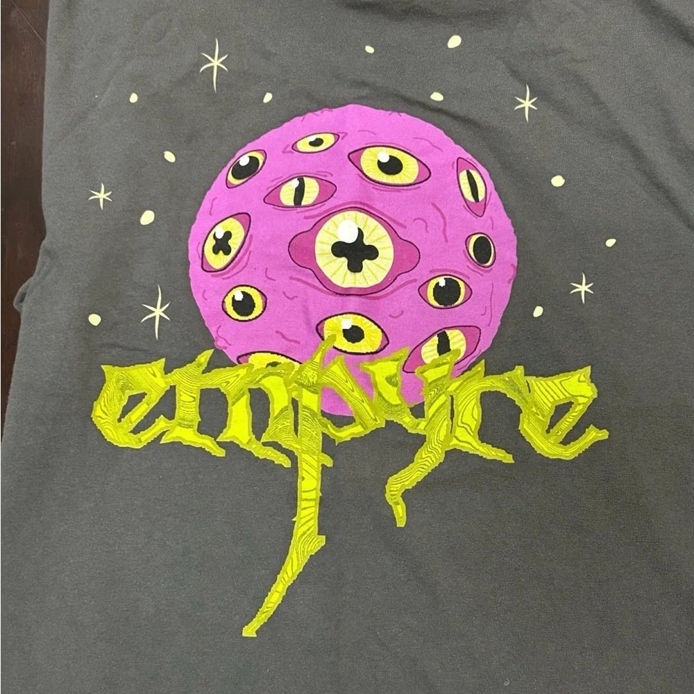 Empyre Charcoal Gray T-Shirt with Yellow Logo - Picture 2 of 3